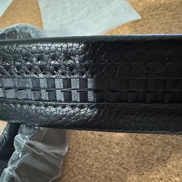 Men's Genuine Leather Belt Adjustable Belt Classic Length: 45 inch - Picture 8 of 8